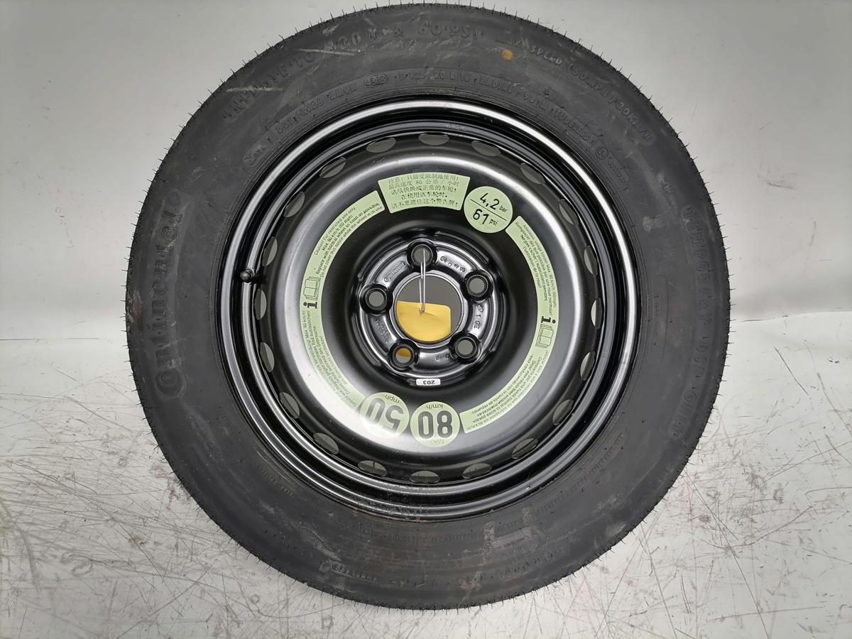 Mercedes C Klasse 204 original Notrad 16 Zoll 3,50BX16H2 ET20 Bj.2009